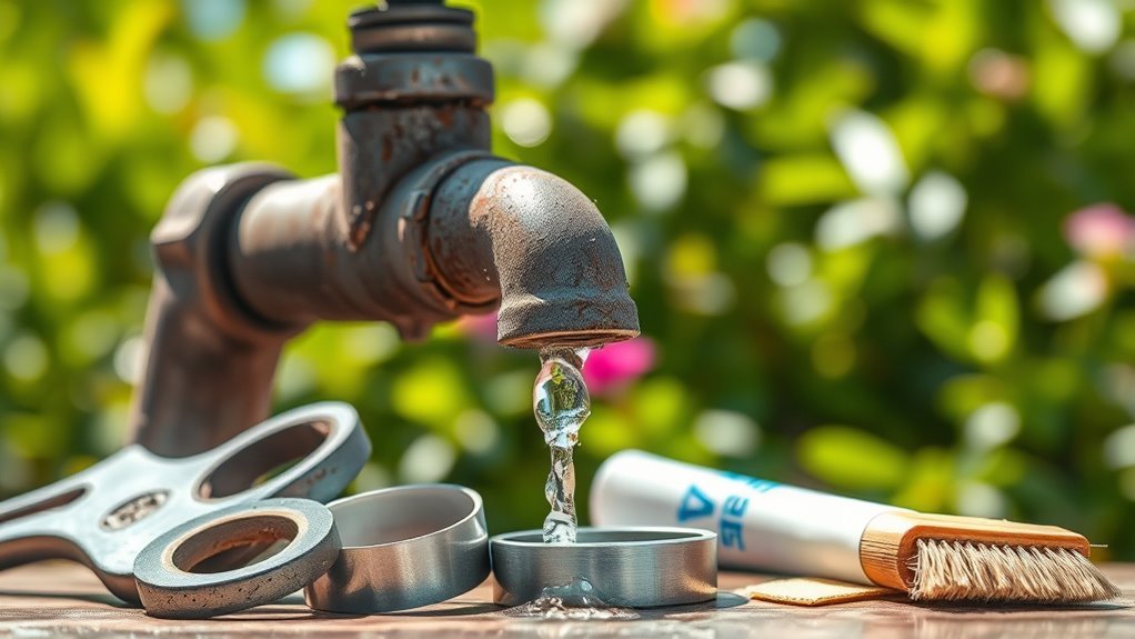 outdoor faucet leak solutions
