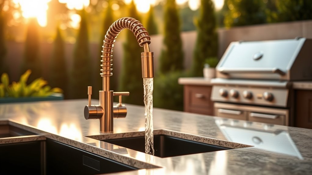 outdoor kitchen faucet recommendations