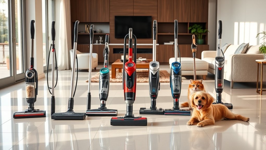 pet hair and tile vacuums