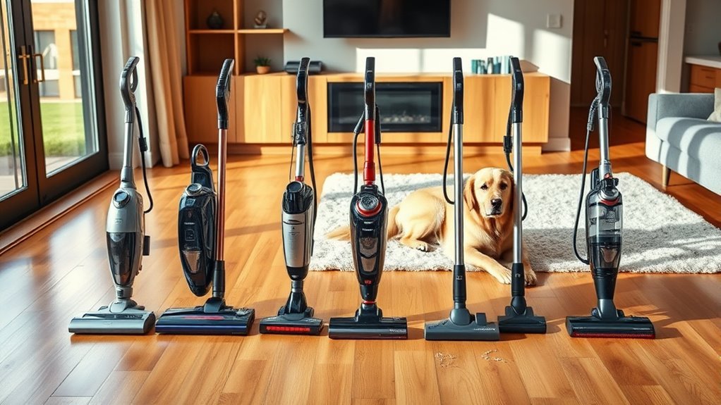 pet hair and wood floors