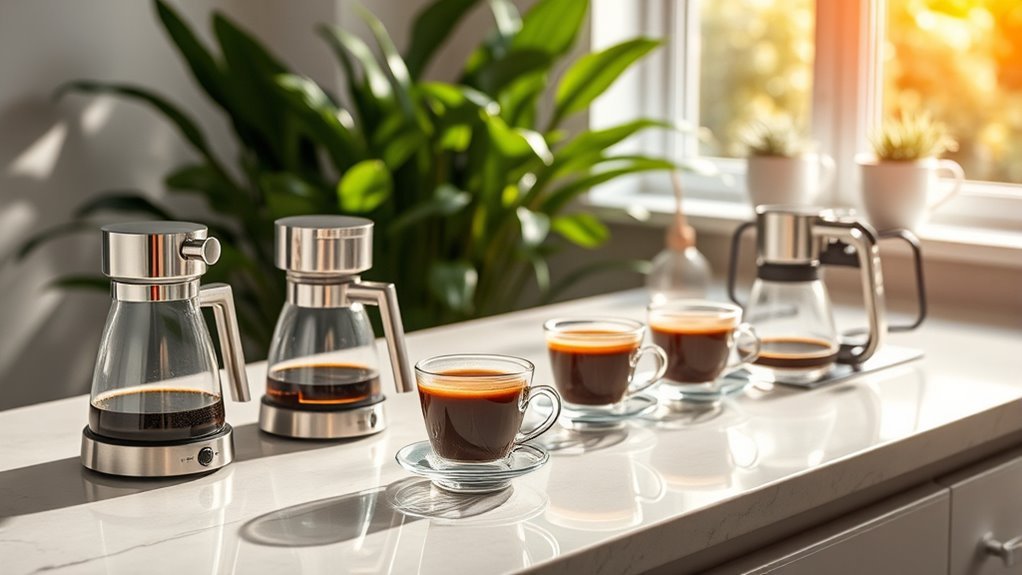 plastic free 2 cup coffee makers
