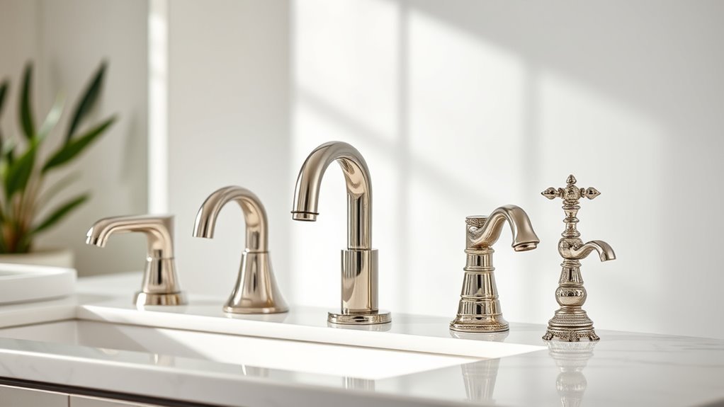 polished nickel bathroom elegance