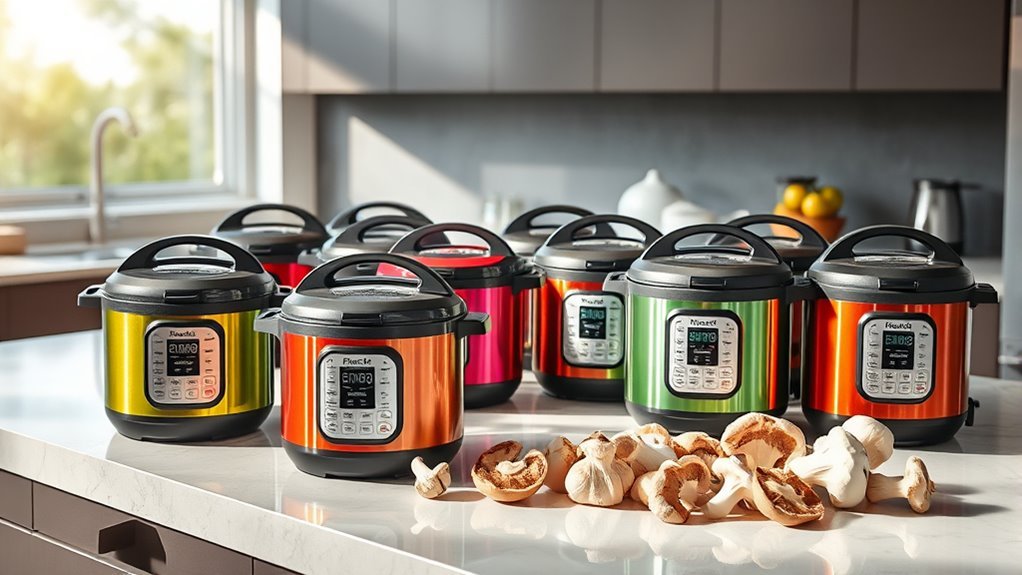 pressure cookers for mushrooms