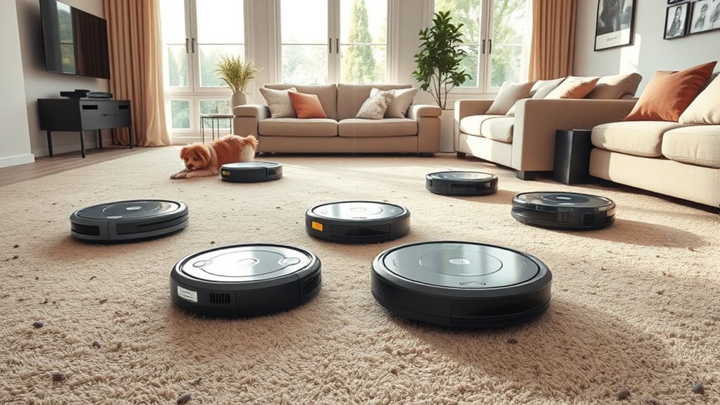 robot vacuums for carpets