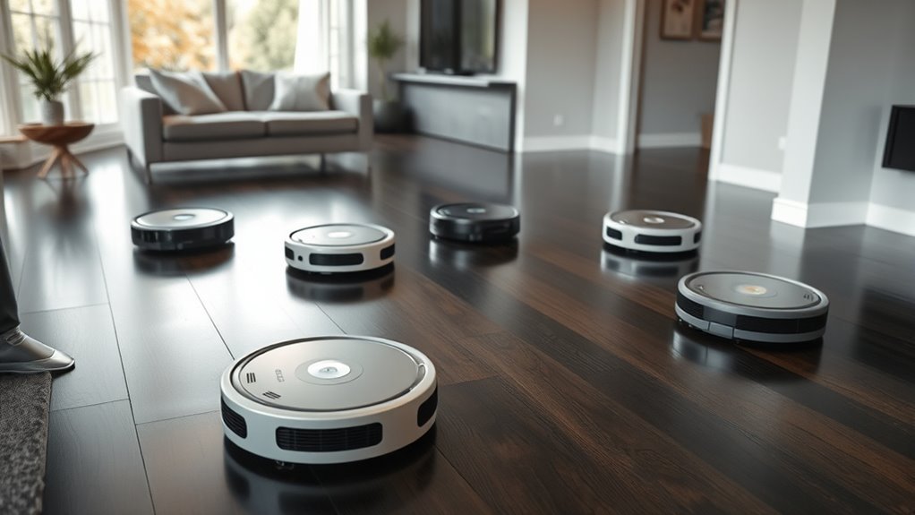 robot vacuums for dark floors