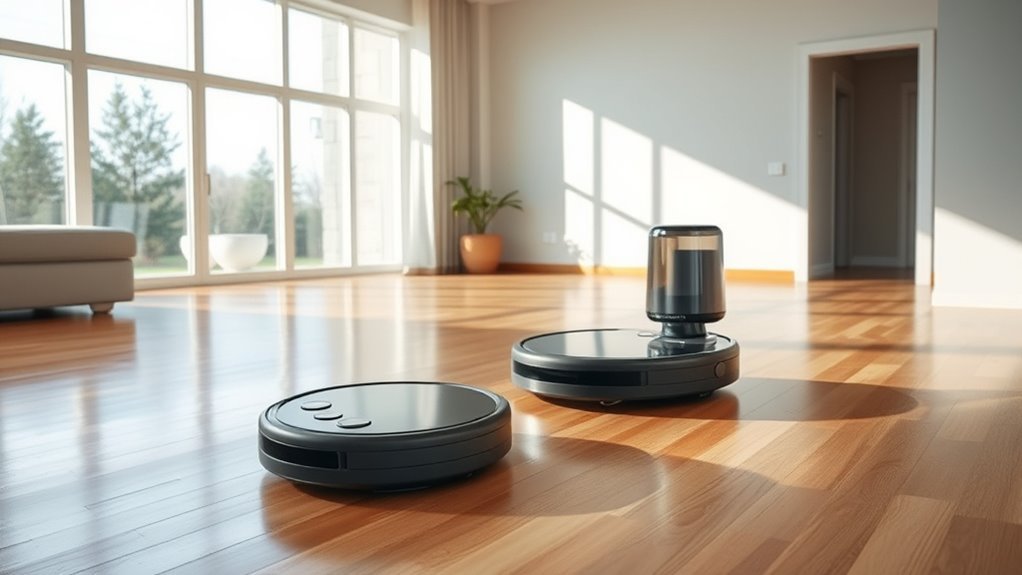self emptying hardwood floor vacuums