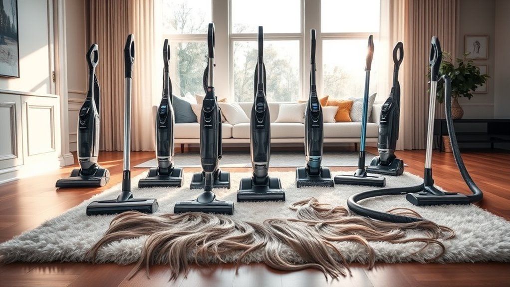 shark vacuums for hair