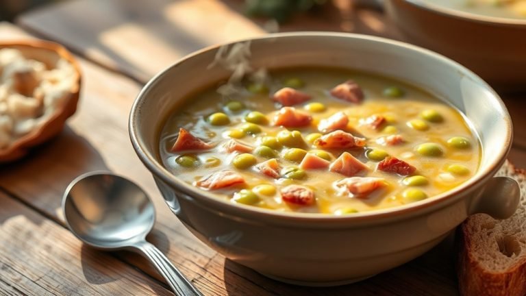 slow cooker ham soup