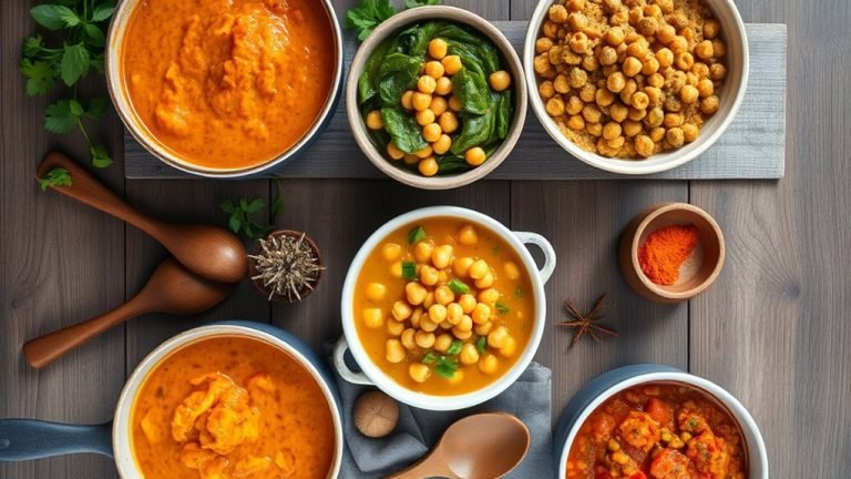 slow cooker vegetable curries