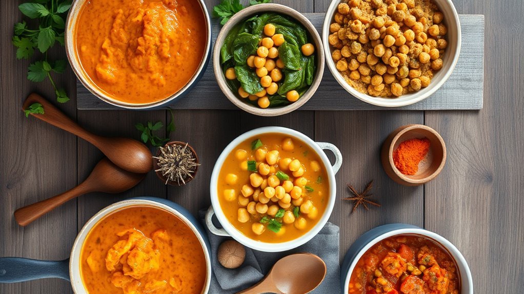 slow cooker vegetable curries