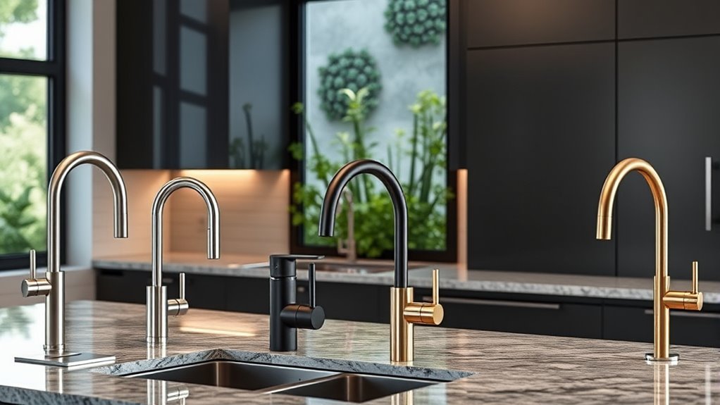 smart faucets for stylish kitchens