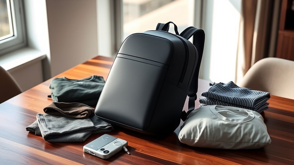 space saving vacuum seal backpacks