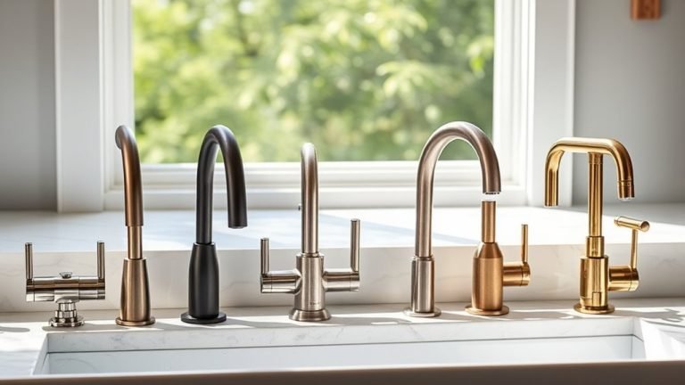 stylish and durable faucet materials