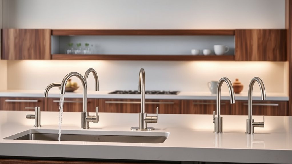 stylish and functional faucets