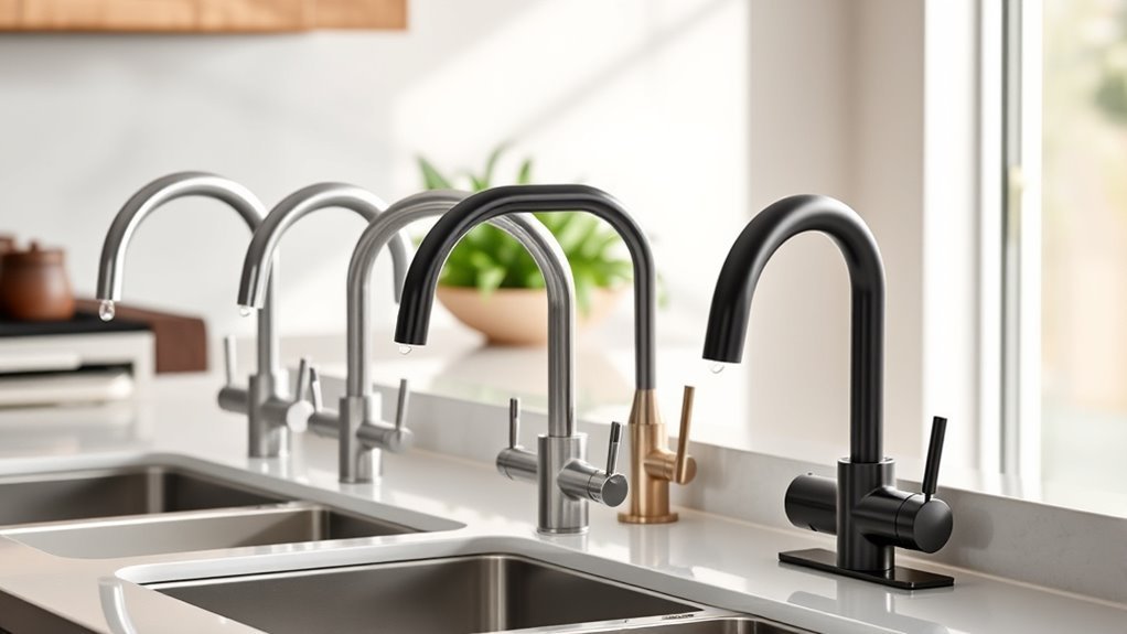 stylish and functional faucets