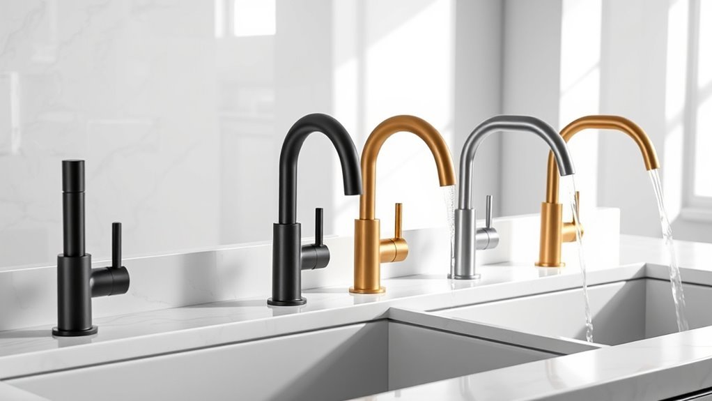 stylish and functional faucets