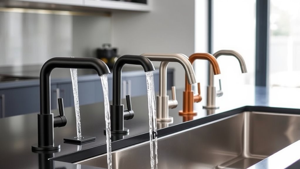 stylish and functional faucets