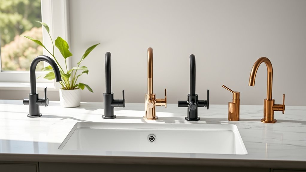 stylish and functional faucets