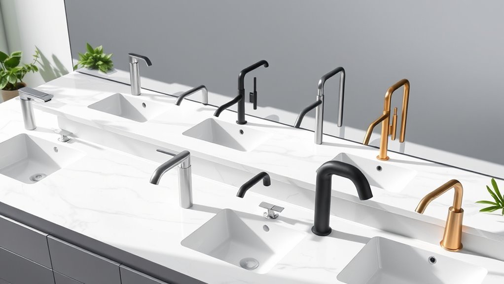 stylish bathroom faucet designs