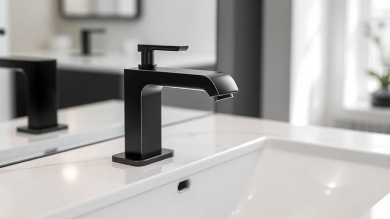 stylish black bathroom faucets