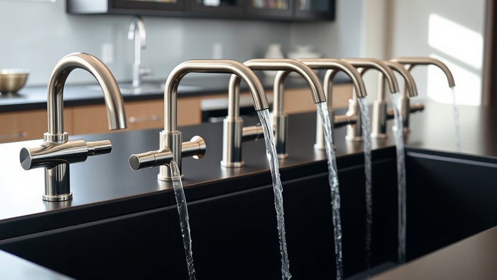 stylish deep sink faucets