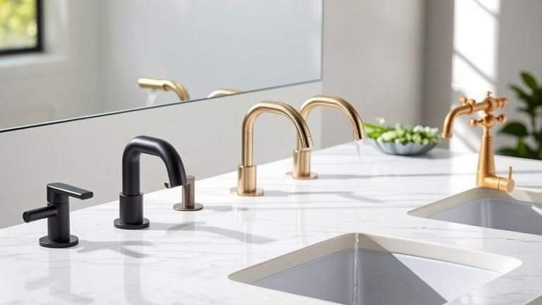 stylish designer bathroom faucets
