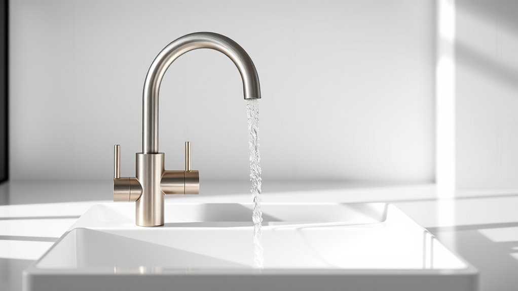 stylish european kitchen faucets