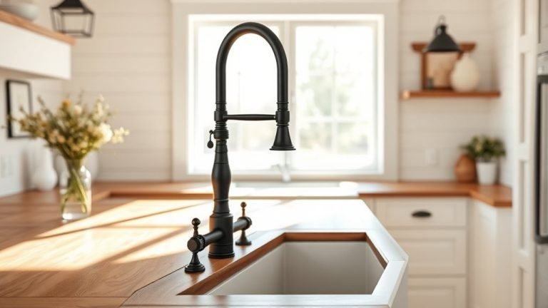 stylish farmhouse kitchen faucets
