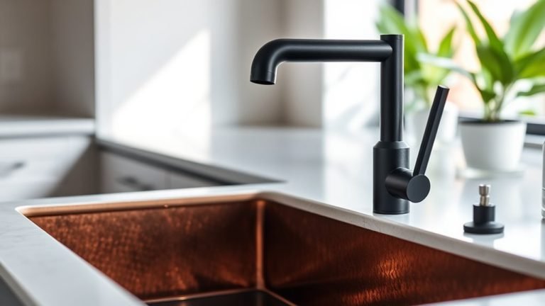 stylish faucets for copper sinks