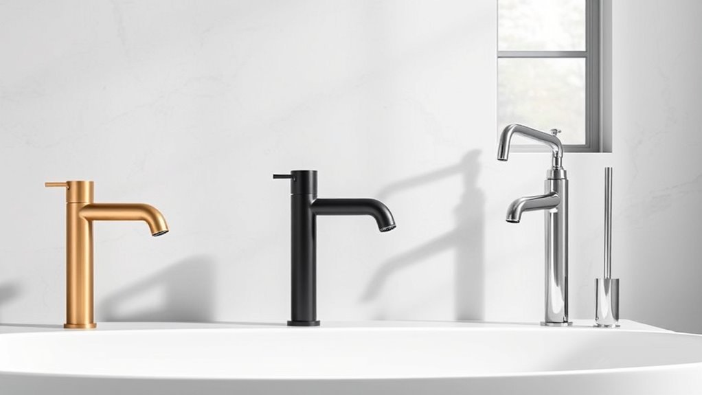 stylish freestanding tub faucets