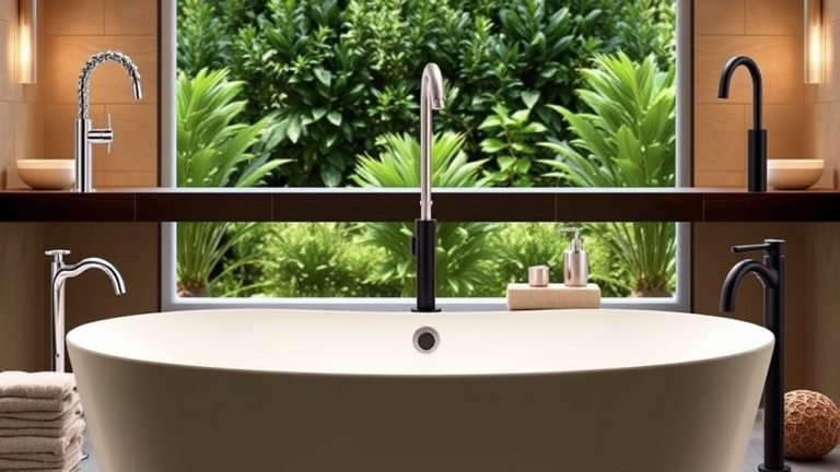 stylish freestanding tub faucets
