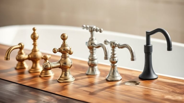 stylish functional clawfoot faucets