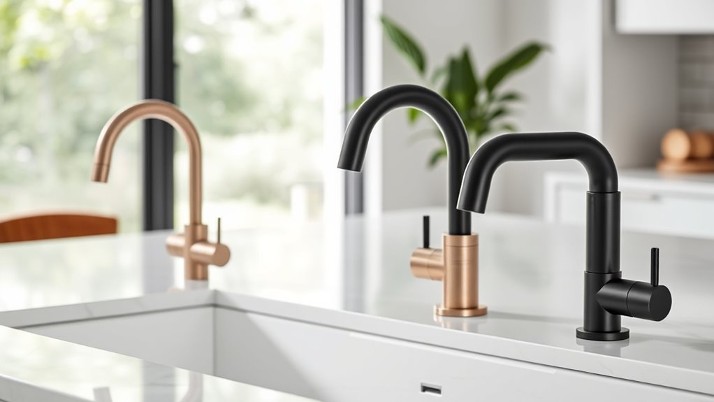 stylish functional direct faucets