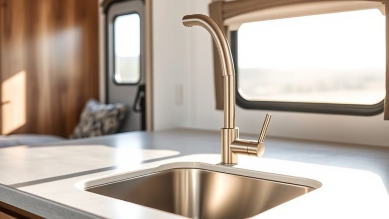 stylish functional rv faucets
