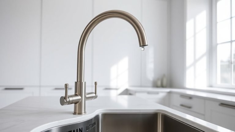 stylish high rise kitchen faucets