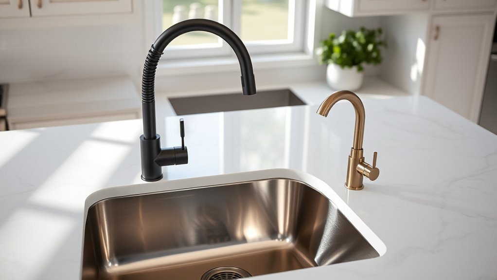 stylish kitchen faucet designs