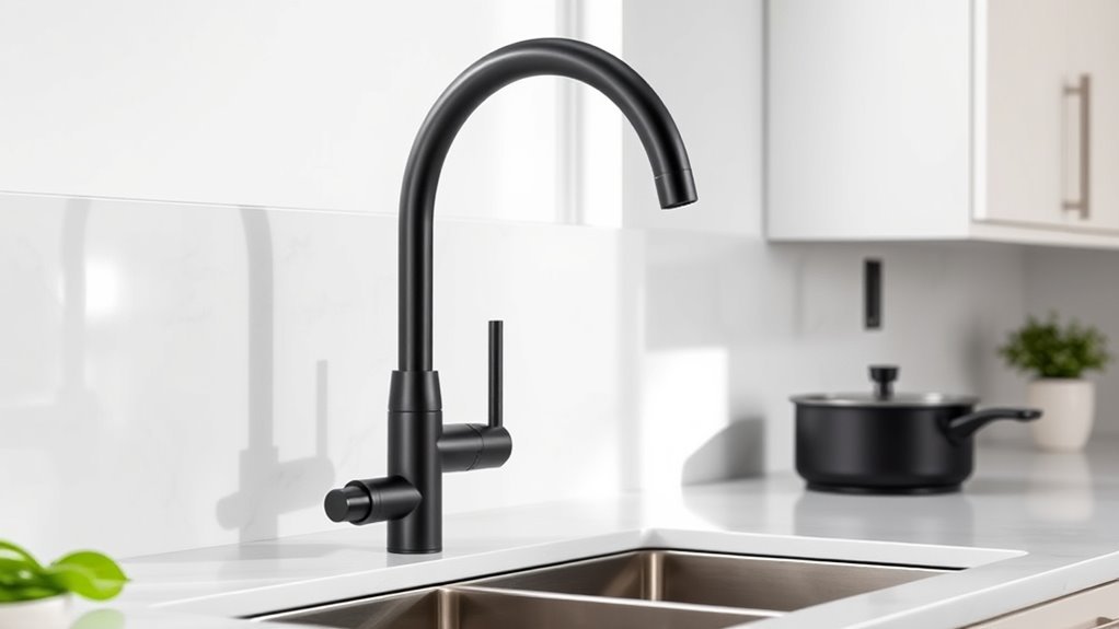 stylish kitchen faucet designs