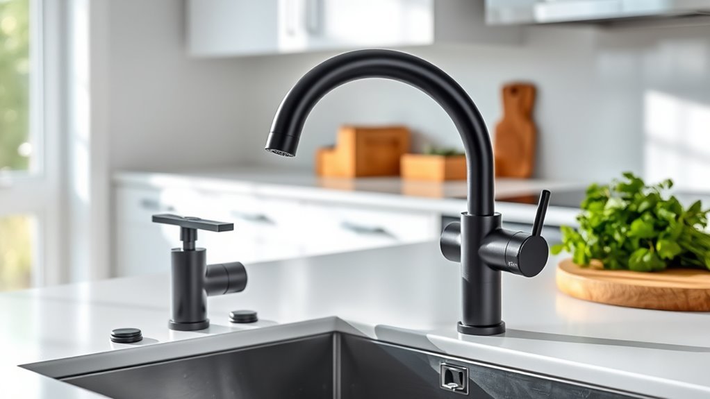 stylish kitchen faucet trends