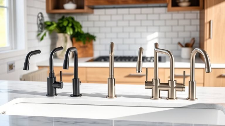 stylish low arc faucets
