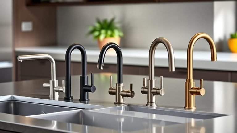 stylish modern kitchen faucets