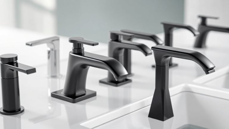 stylish one handle bathroom faucets