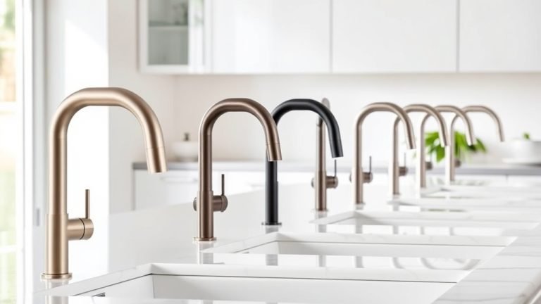 stylish tall kitchen faucets