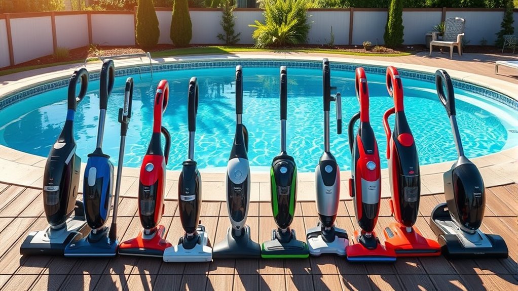top above ground pool vacuums