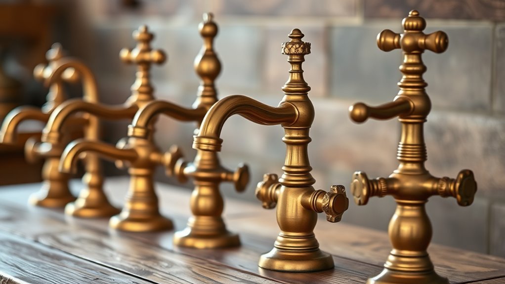 top antique brass faucets