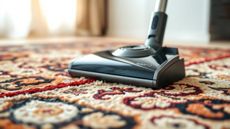 top area rug vacuum options