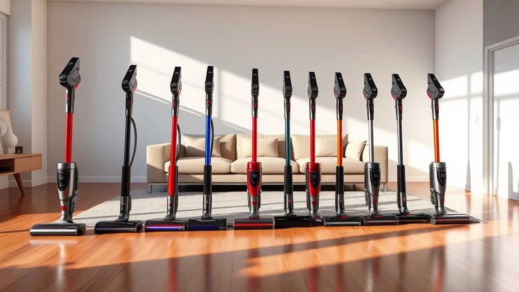 top bagless stick vacuums