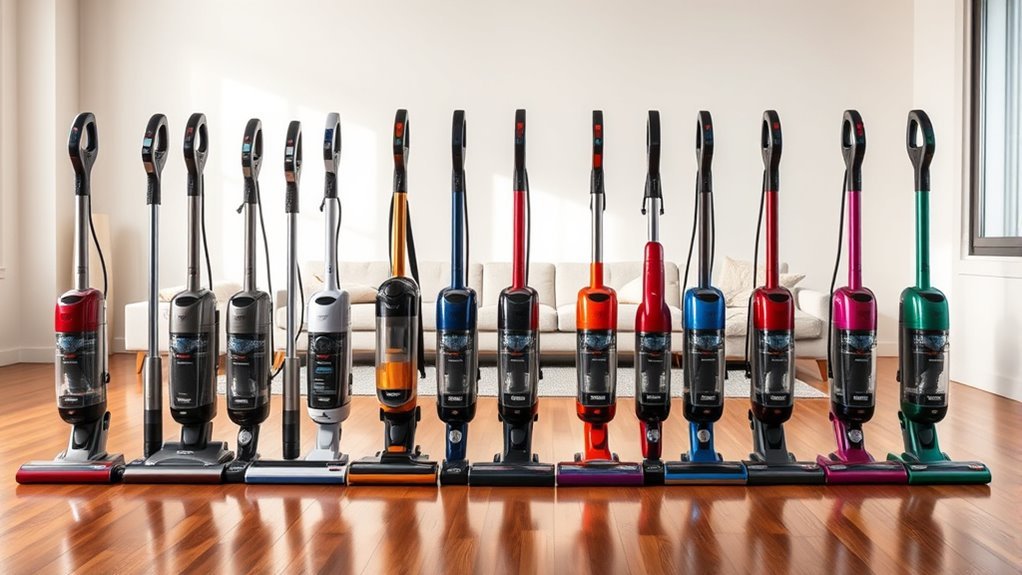 top bagless upright vacuums