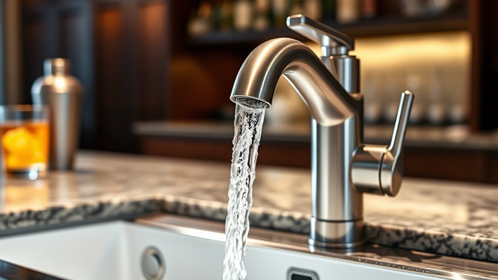 top bar sink faucets