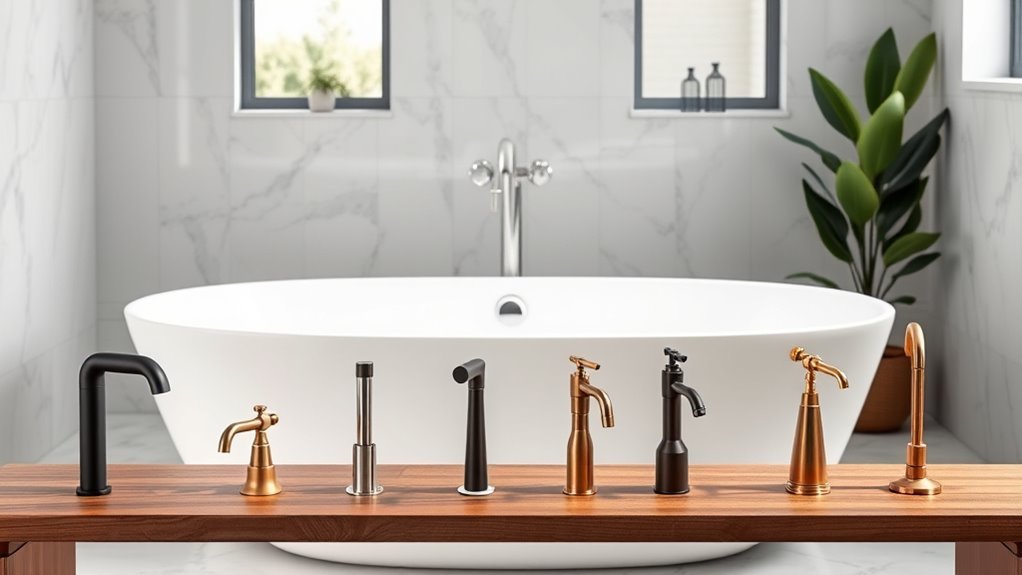 top bath tub faucets