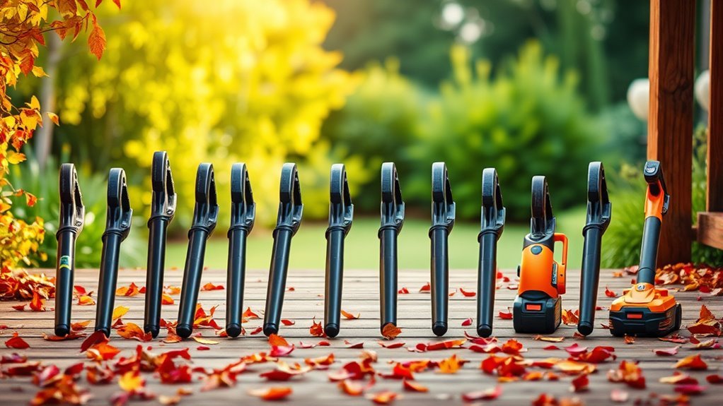 top battery leaf blower mulchers